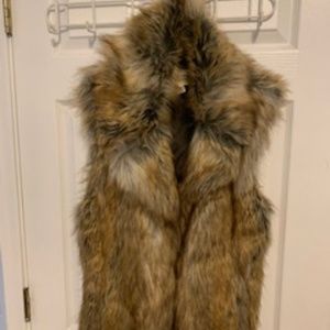 Long Faux Fur Vest
